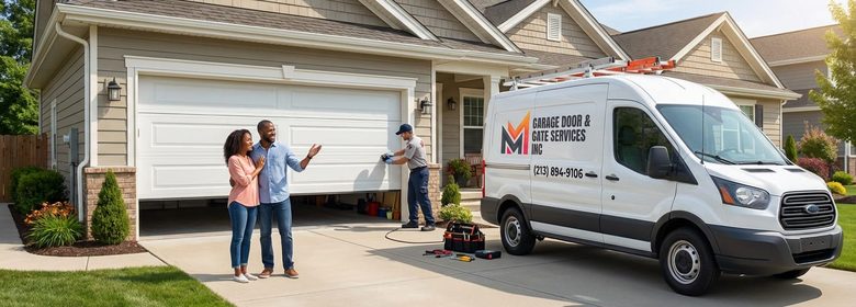 M&M Garage Door CA service in Los Angeles